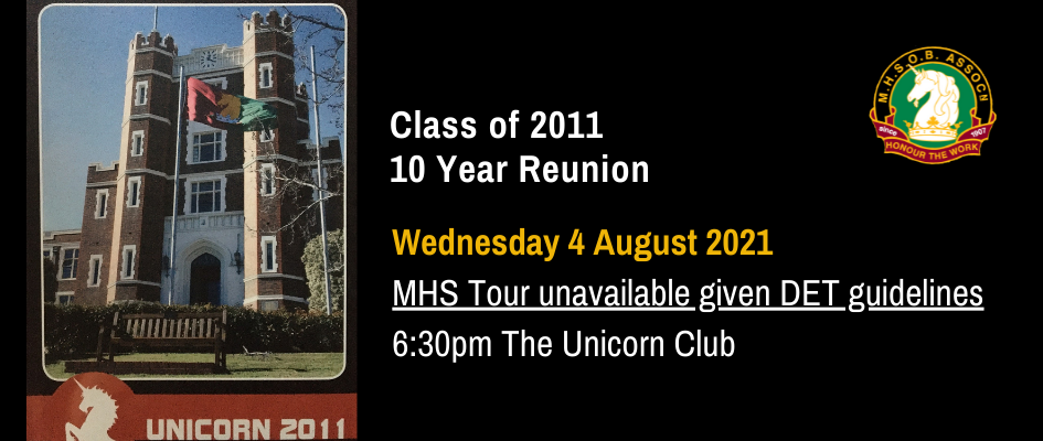 EDM Banner - Class of 2011 - 10 Year Reunion 2021 - NO TOUR